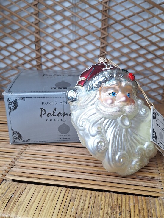 Kurt Adler Other - Kurt Adler "North Wind Santa" Glass Ornament. POLONAISE AP878. Retired W/box